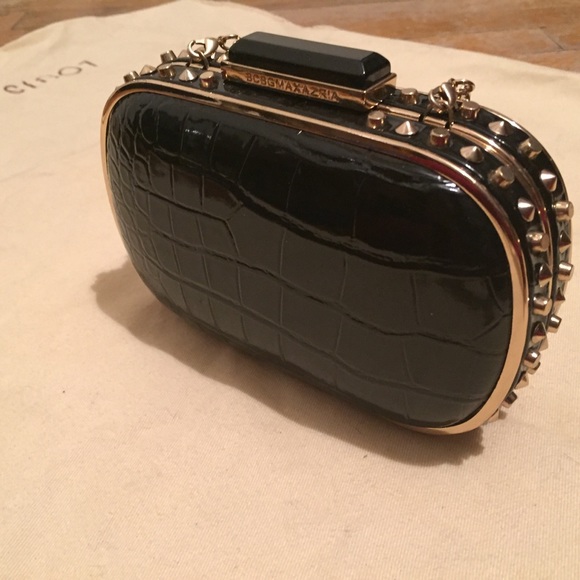 BCBG Max Azria Studded Patent Clutch - Picture 3 of 6